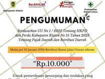 Retribusi Rawat Jalan Umum Puskesmas di Klaten Naik Jadi Rp 10.000