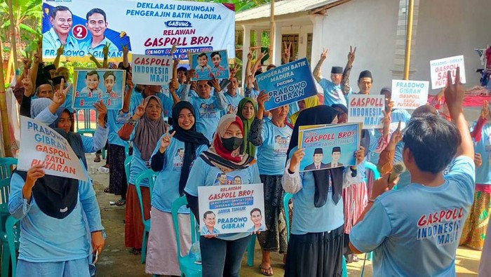 Perajin Batik Madura Tambah Dukungan ke Prabowo-Gibran