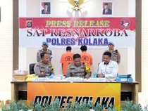 Polisi Tangkap 2 Pengedar Narkoba di Kolaka, 1,1 Kg Sabu Disita