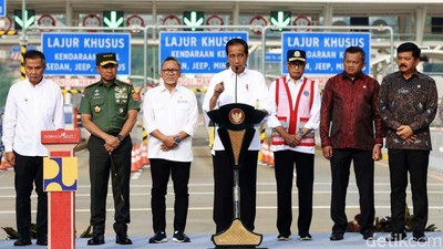 Sah! Jokowi Resmikan Jalan Tol Pamulang-Cinere-Raya Bogor