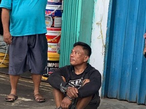 Gagal Curi Motor Penjual Durian di Jambi, Sahroni Babak Belur Diamuk Warga