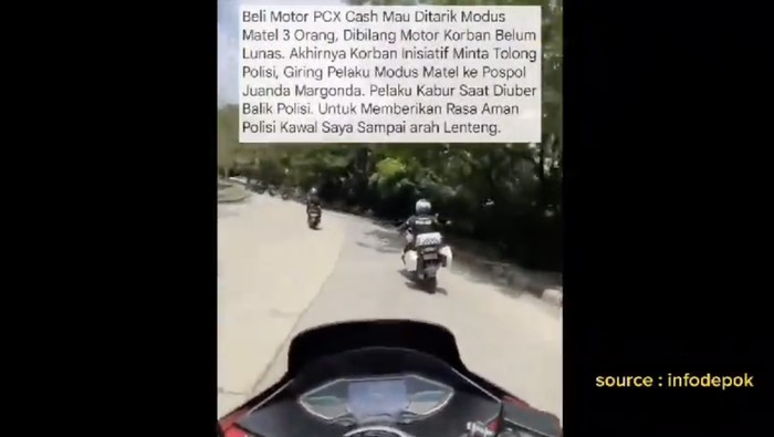 Viral PCX diuber debt collector