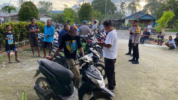 10 motor jarahan saat kericuhan di Jayapura dikembalikan ke pemiliknya. Dokumen Istimewa