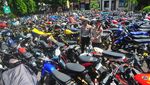 700 Motor Knalpot Brong di Kudus Disita Polisi