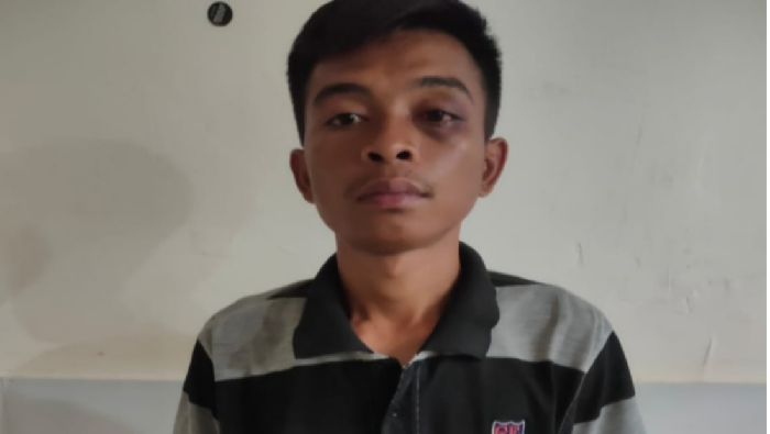 Desi, pelaku penipuan wanita di OKU Timur dengan modus ngaku jadi polisi.