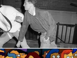 Foto Sejarah yang Diciptakan Kembali oleh Kartun The Simpsons