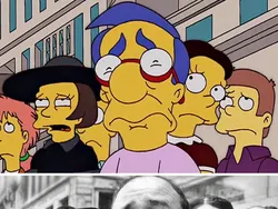 Foto Sejarah yang Diciptakan Kembali oleh Kartun The Simpsons