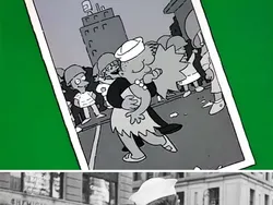 Foto Sejarah yang Diciptakan Kembali oleh Kartun The Simpsons