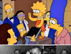 Foto Sejarah yang Diciptakan Kembali oleh Kartun The Simpsons