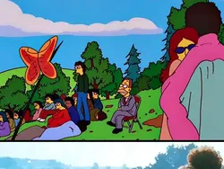 Foto Sejarah yang Diciptakan Kembali oleh Kartun The Simpsons
