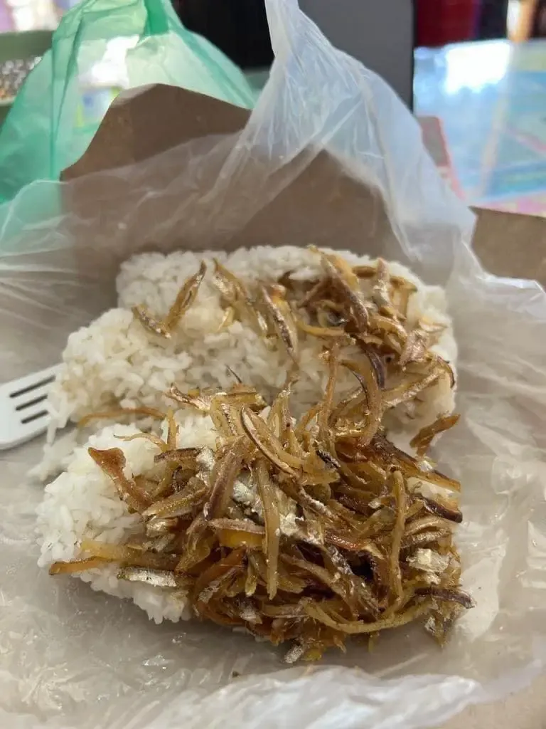 Harga nasi ikan teri mahal