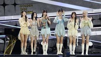IVE menang Album Bonsang buat perilisan IVE MINE. Album ini dirilis dengan tiga lagu andalan berjudul Off The Record, Either Way, dan Baddie. (Foto: dok. Golden Disc Awards/JTBC)