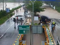 Hujan Deras Sejak Siang, Sejumlah Jalan di Kota Bima Terendam Banjir