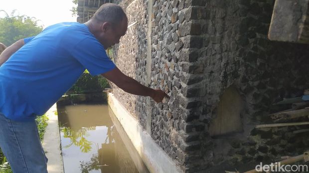 Kandang kambing milik AL Sutopo (56) warga Dukuhan, Desa Sumber, Kecamatan Dukun, Kabupaten Magelang yang dicuri.