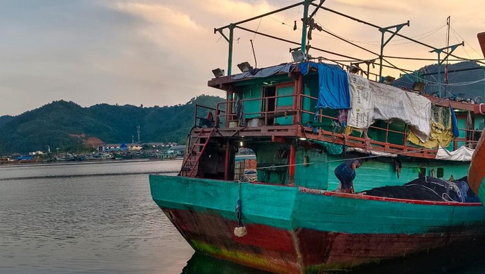 Kapal nelayan yang ditangkap PSDKP (Foto: Dok. PSDKP)