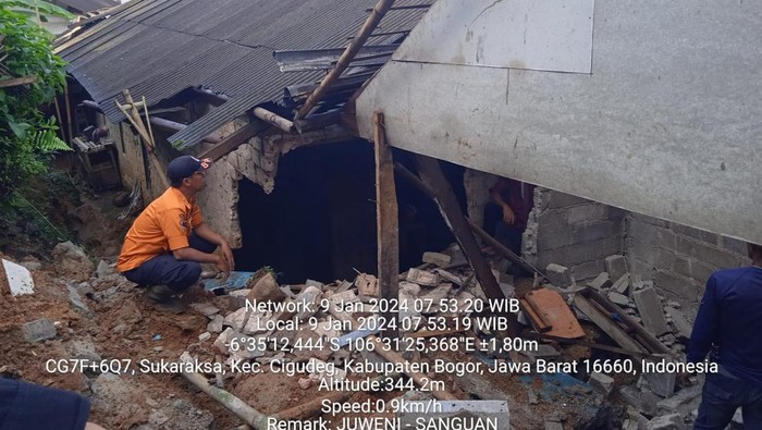 Longsor di Bogor (dok. BPBD Bogor)