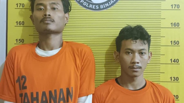 Polisi menangkap dua pengedar narkoba di Jalan Flamboyan, Kelurahan Pahlawan, Kecamatan Binjai Utara, Kota Binjai. (Dok Polres Binjai).