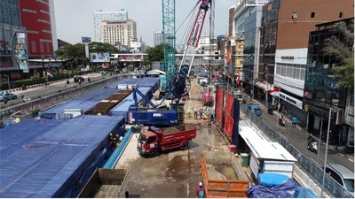 Progres Terkini Proyek MRT Mangga Besar-Glodok-Kota