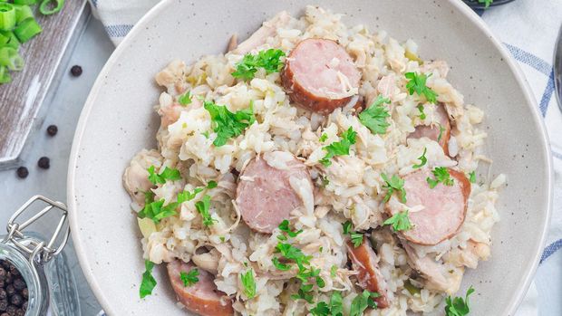 Resep Nasi Ayam dan Sosis