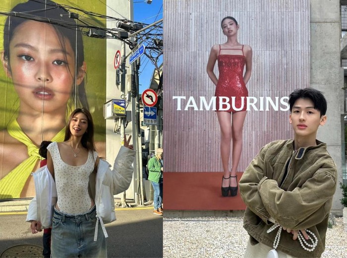 Viral Tren Foto Bareng Jennie BLACKPINK, Influencer Rela Antre Depan Store