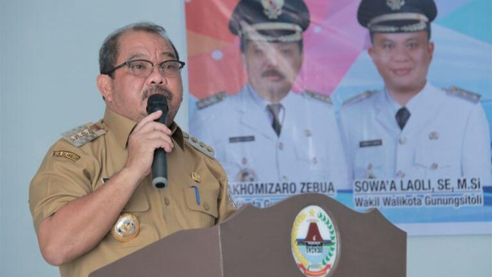 Wali Kota Gunungsitoli Lakhomizaro Zebua meninggal dunia (Dok. Pemko Gunungsitoli)