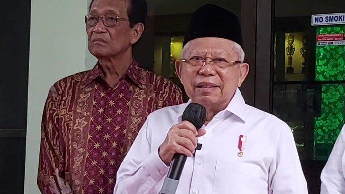 Wapres Maruf Amin (tengah)-(Dwi/detikcom)