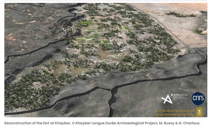 Benteng mengelilingi oasis Khaybar ditemukan, berusia 4.000 tahun