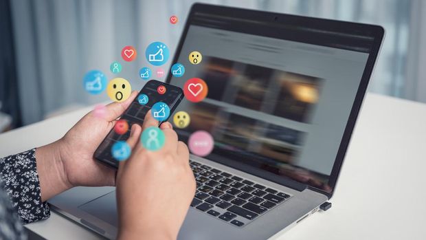 Ilustrasi media sosial