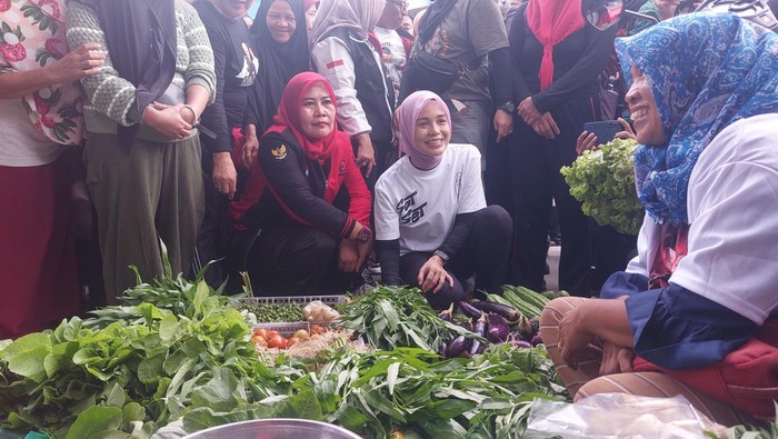 Istri Ganjar Pranowo, Siti Atikoh (Sholihin/detikcom)