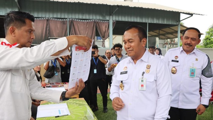 Kanwil Kemenkumham DKI Jakarta melaksanakan simulasi pelaksanaan Pemilu 2024