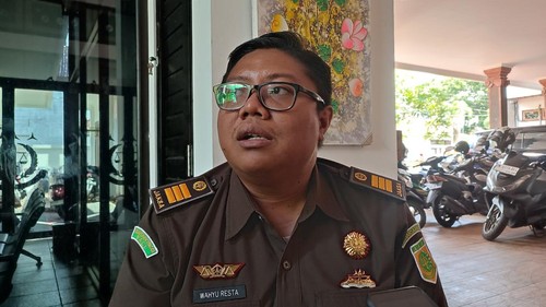 Kasi Pidum, Ngurah Wahyu Resta saat ditemui di Kejari Tabanan pada Rabu (10/1/2024). (Ahmad Firizqi Irwan)