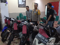 Pria Spesialis Curanmor di Makassar Ditangkap, 6 Motor Disita