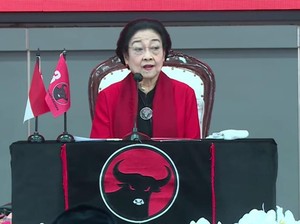 Megawati Sapa Maruf Amin di HUT PDIP Ke-51: Yang Bersedia Hadir