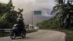 Penampakan Gunung Lewatobi Berstatus Awas, Warga Diminta Menjauh
