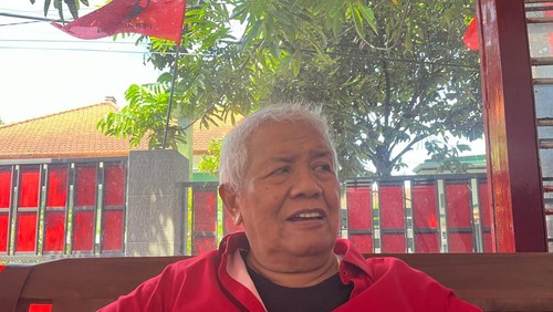 Ketua DPD PDIP Nusa Tenggara Barat Rachmat Hidayat di Kota Mataram, pada Rabu (10/1/2024).