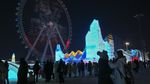 Rekor! Potret Antusias Pengunjung Liburan di Festival Es Harbin