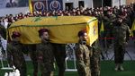 Ribuan Pelayat Iringi Pemakaman Komandan Hizbullah yang Tewas Diserang Israel