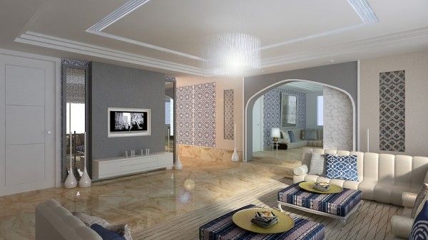 Rumah gaya Maroko/Kenan Osman via Home Designing