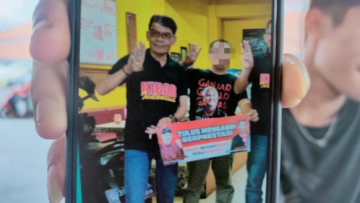 Salah seorang anggota BPD Cimacan Kecamatan Cipanas diduga Kampanyekan salah satu Capres