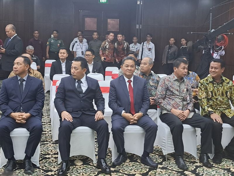 Sidang pleno khusus MK dihadiri oleh Kapolri hingga Ketua KPK (Arief-detikcom)