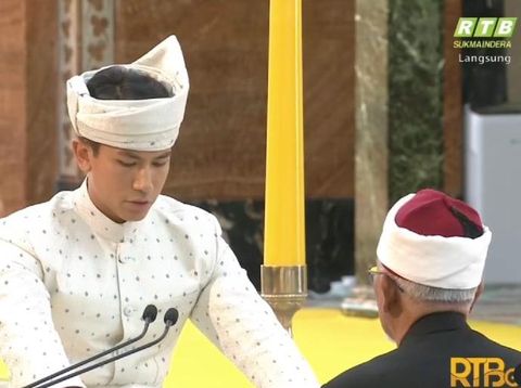 Akad Nikah Pangeran Abdul Mateen dan Anisha Rosnah