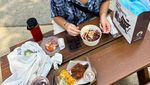 Gaya Keren Amel Carla Saat Makan Gudeg hingga Bubur Ayam