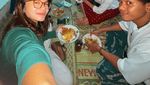 Gaya Keren Amel Carla Saat Makan Gudeg hingga Bubur Ayam