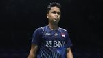 Potret Anthony Ginting yang Harus Berkemas di 16 Besar Malaysia Open