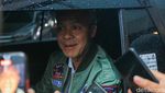 Berjaket Top Gun, Ganjar Hadiri Dialog Capres Bareng Kadin