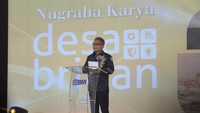 Penghargaan ini diberikan kepada desa-desa yang mendorong ekonomi kerakyatan melalui program Desa BRILiaN, yang diselenggarakan di Menara BRILiaN, Jakarta (10/1).