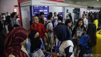 Tidak kurang dari 60 perusahaan ikut dalam bursa kerja tersebut. 