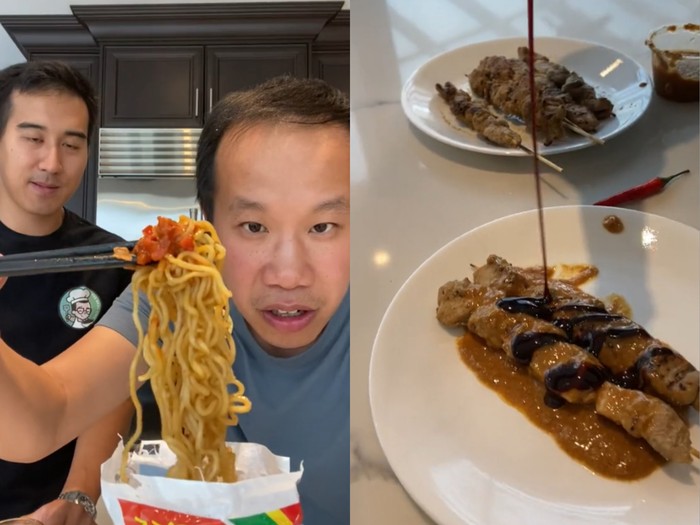 Indomie pakai sate babi