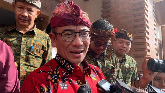 Ketua KPU RI Hasyim Asyari saat di Denpasar, Bali, Kamis (11/1/2024).