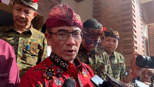 Ketua KPU RI Hasyim Asyari saat di Denpasar, Bali, Kamis (11/1/2024).